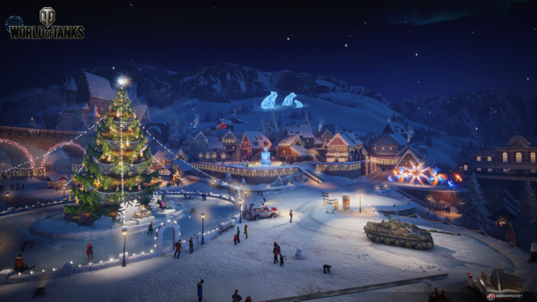 익숙한 크리스마스 풍경 속에 전차가 있다... 우리는 밀덕, 이런 크리스마스를 원했다!