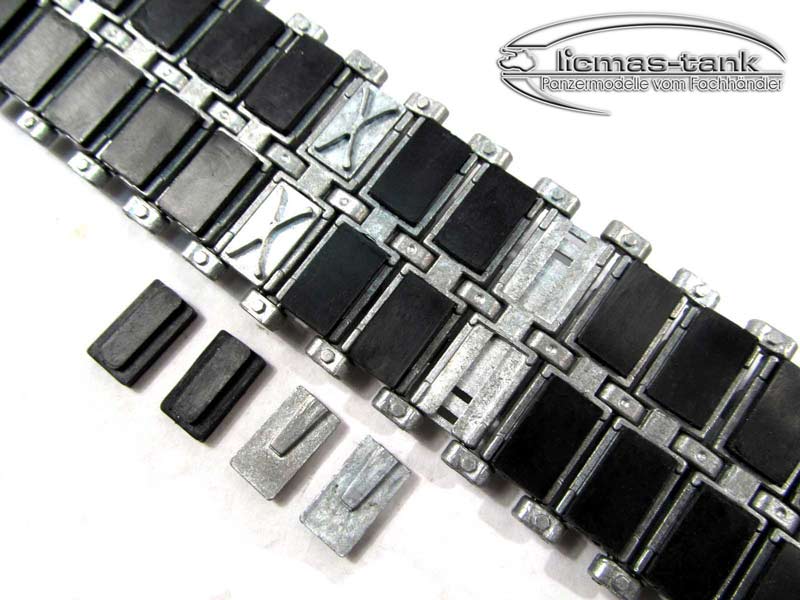 (중국 메이커의 1/16 RC 전차용 궤도 사진)