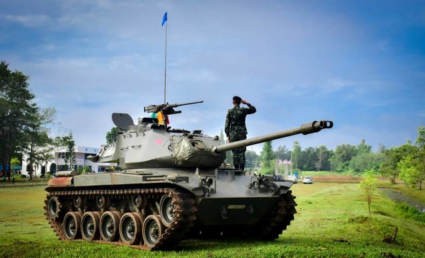 지난 1월 퇴역한 태국군의 M41A3 (Thai Army)