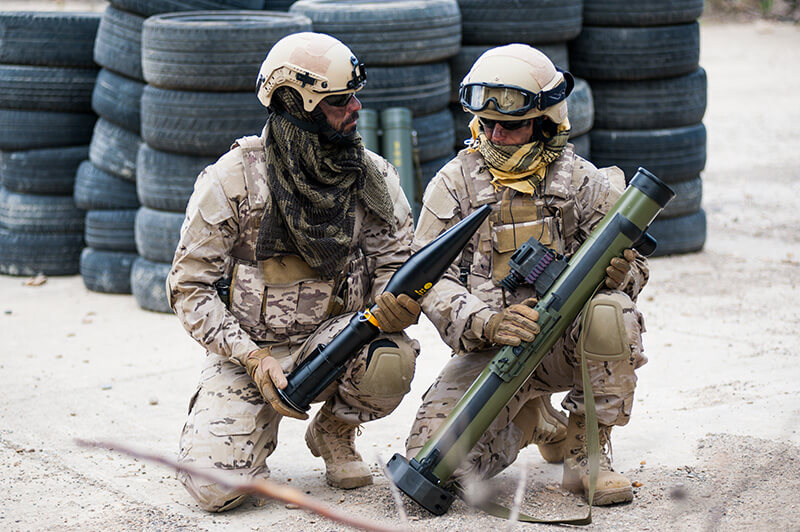 C90의 재사용 가능 버전. 재장전용 탄약이 보인다  (Instalaza)