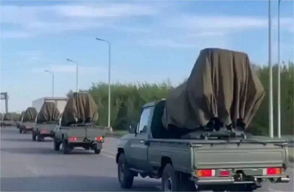 최근 우크라이나로 향하는 체코의 MR-2들.