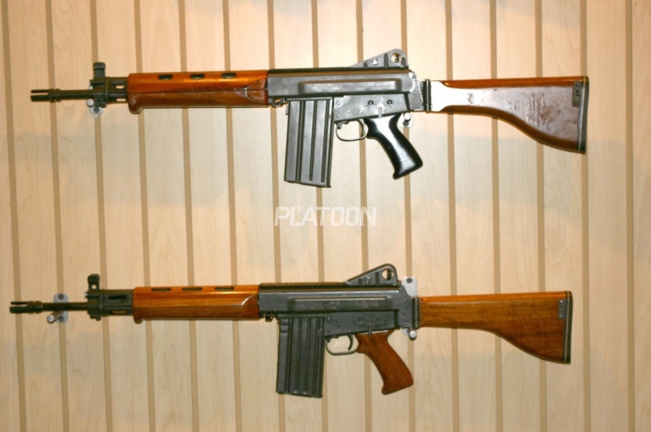 아말라이트 AR-16 소총입니다. 총 3개의 프로토타입(소총 버전 1정, 카빈 버전 2정)이 제작되었지만 1정은 망실되었고 현재 2정이 Knights Armament사의 소장품으로 남아있습니다. 유진 스토너가 아말라이트 재직 당시 설계한 마지막 소총입니다.